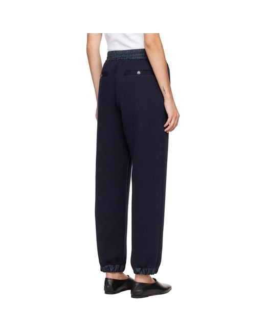 Sacai Blue Sponge Sweatpants
