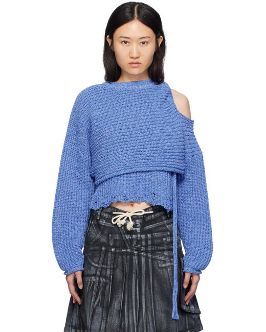 OTTOLINGER Blue Deconstructed Sweater