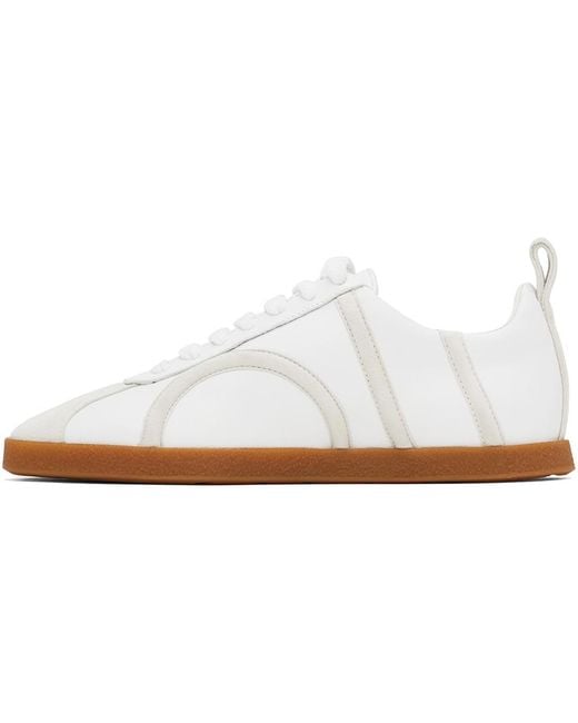 Totême  Black Toteme Off-white 'the Leather' Sneakers