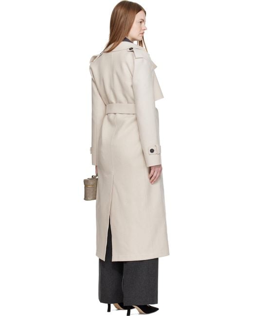 Harris Wharf London Natural Open Coat