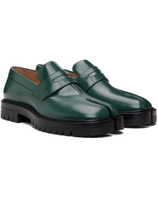 Maison Margiela Black Tabi Loafers for men