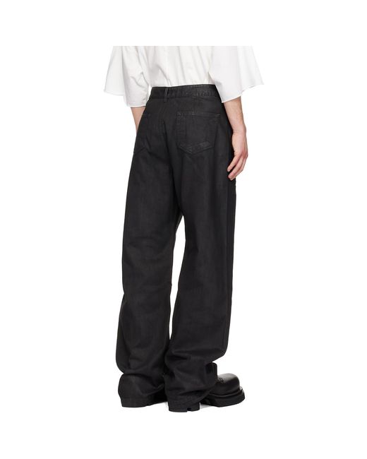 Rick Owens Black Temple Geth Jeans for men
