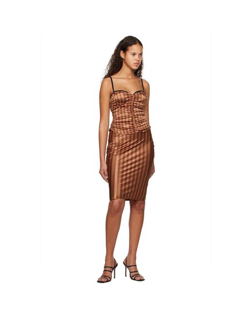 Miaou Orange Ssense Work Capsule – Brown Renzo Tank Top