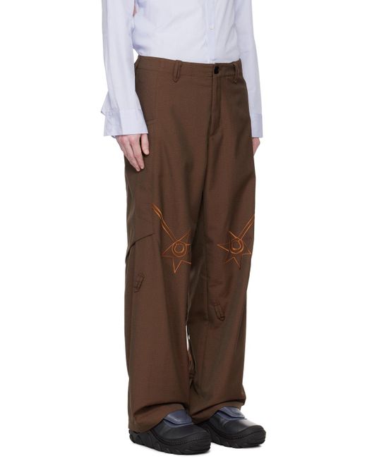 Kiko Kostadinov Brown Nesebur Trousers for men
