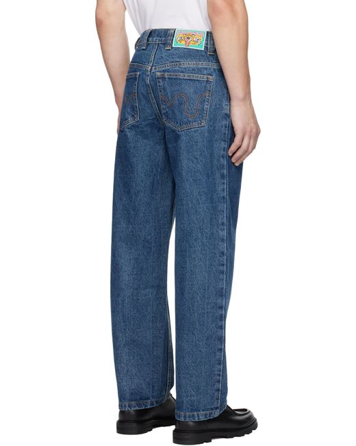 ICECREAM Blue Running Dog Double Scoop Jeans for men