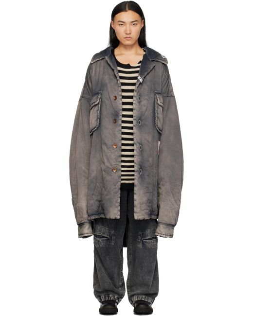 Maison Mihara Yasuhiro Distressed Huge Puffer Shirt in Black for  