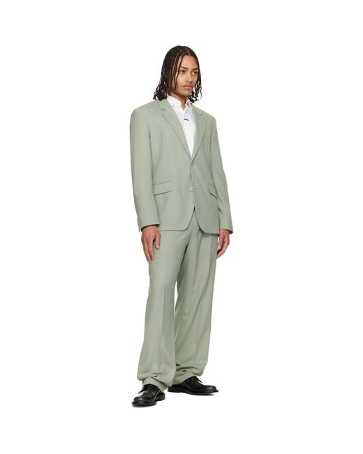 HUGO Black Two-Piece Modern-Fit Stretch Twill Suit for men