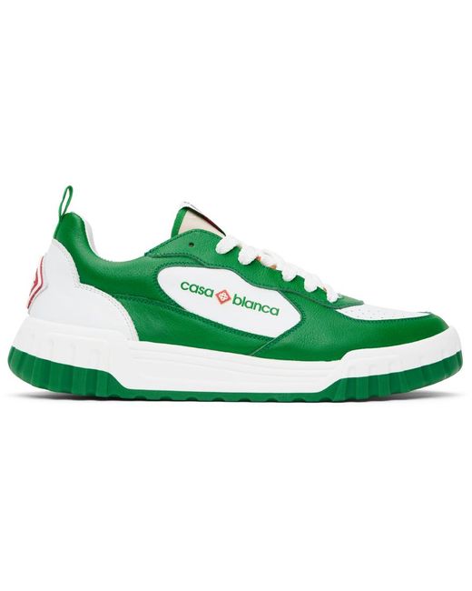 Baskets de court vert et blanc Casablancabrand pour homme en coloris Green