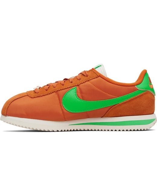 Nike Black Cortez Textile Sneakers for men