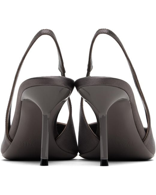 Paris Texas Black Lidia Slingback 70 Heels