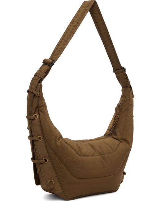 Lemaire Brown Tan Medium Soft Game Bag