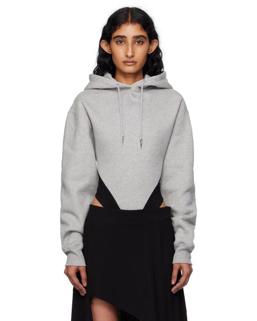 Mugler Black Fleece Hood Bodysuit