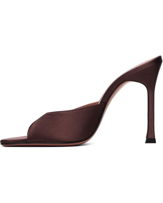 AMINA MUADDI Brown Alexa Slipper 105 Heeled Sandals