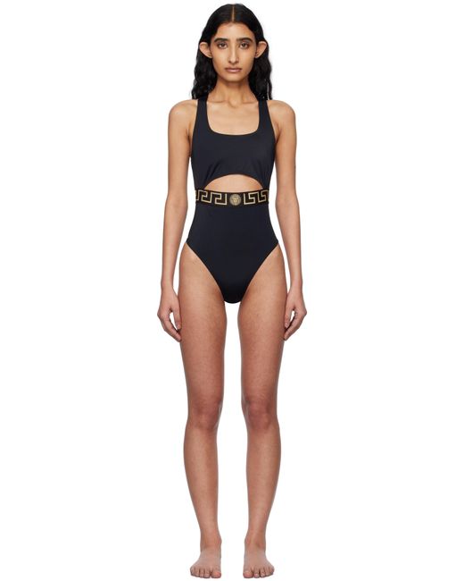 Versace Black One-Piece