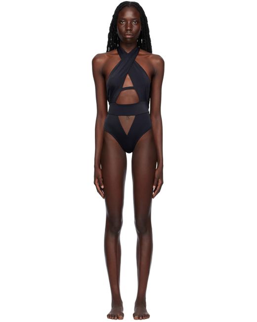 Agent Provocateur Black Anja One-piece Swimsuit