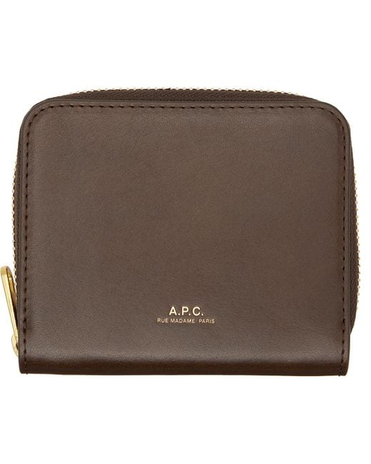 A.P.C. Brown Chelsea Wallet