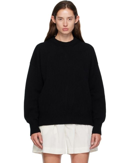 &Daughter Black Balla Crewneck Sweater