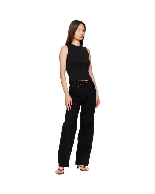 Agolde Black Low Curve Jeans