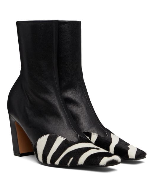 Khaite Black Nevada Stretch High Boots