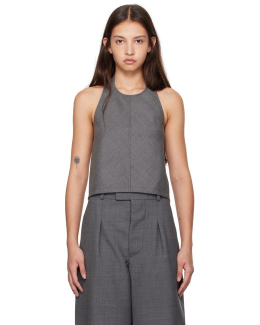 Wardrobe NYC Black Backless Halter Tank Top