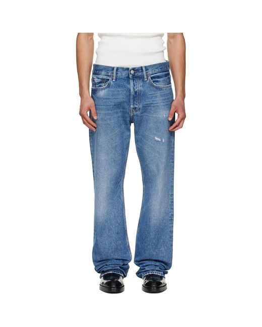 Acne Blue Regular Fit 2010M Jeans for men