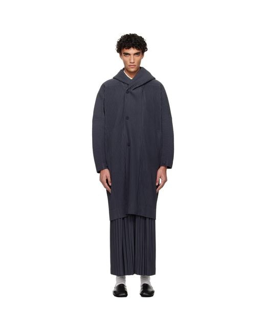 Homme Plissé Issey Miyake Black Monthly Colors December Coat for men