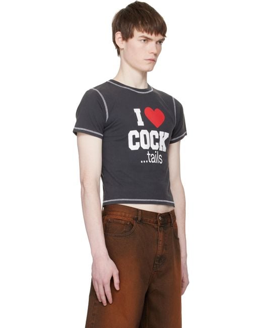 Carne Bollente Black 'Big Tipper' T-Shirt for men