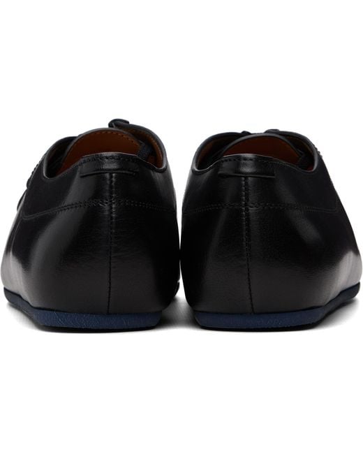Jil Sander Black Hood Lace-Up Derbys