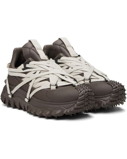Rick Owens Black Moncler X Megalace Sneakers