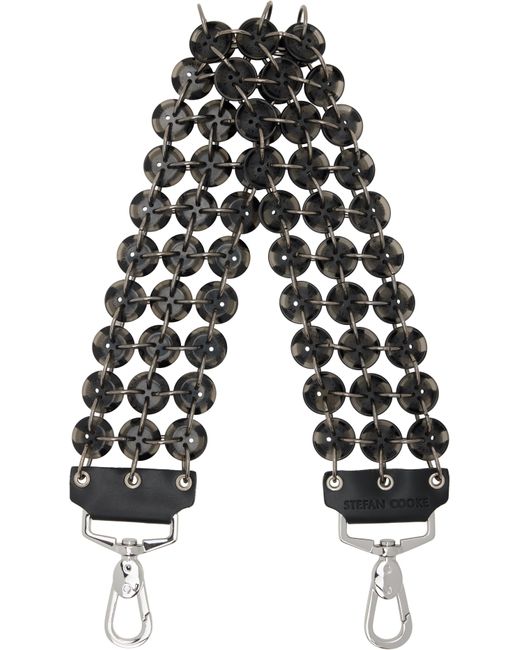 STEFAN COOKE White Short Button Bag Strap for men
