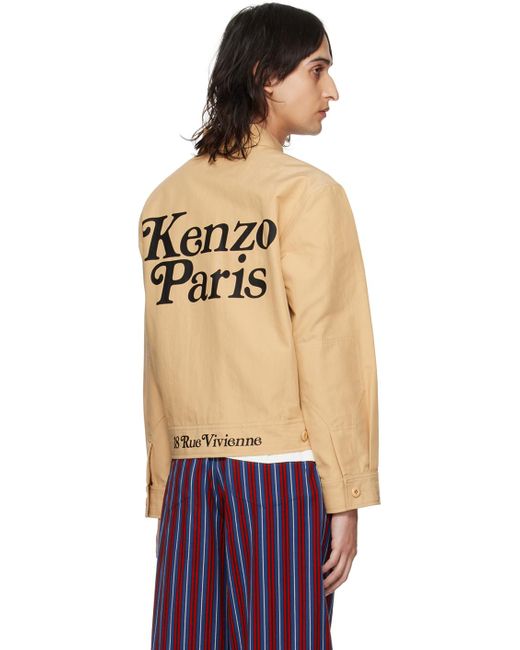 KENZO Blue Beige Paris Verdy Edition Jacket for men