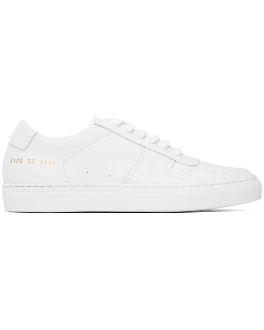 Common Projects Black White Bball Classic Low Sneakers