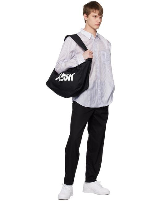 メンズ Comme des Garçons ブラック 4ポケット トラウザーズ Black