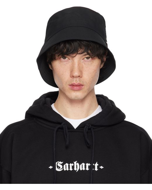 Carhartt Black Clapton Bucket Hat for men