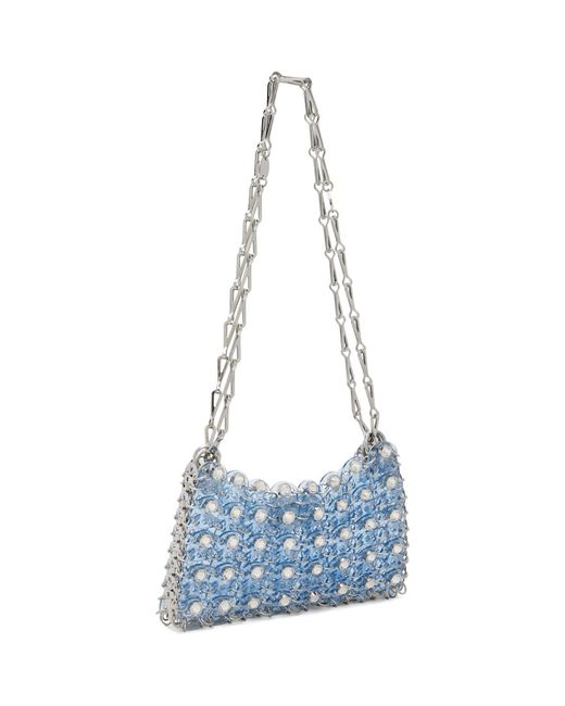 Rabanne Blue 1969 Nano Shoulder Bag