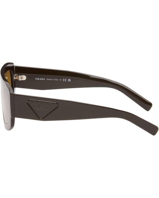 Prada Multicolor Shield-Style Sunglasses