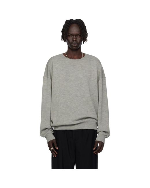 Fear Of God Black Long Sleeve Crewneck Sweater for men