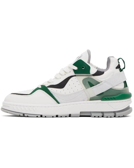 Axel Arigato Black White & Green Astro Sneakers for men