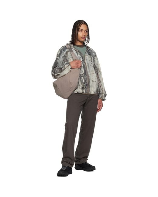Master Piece Gray Sash Sling Bag for men