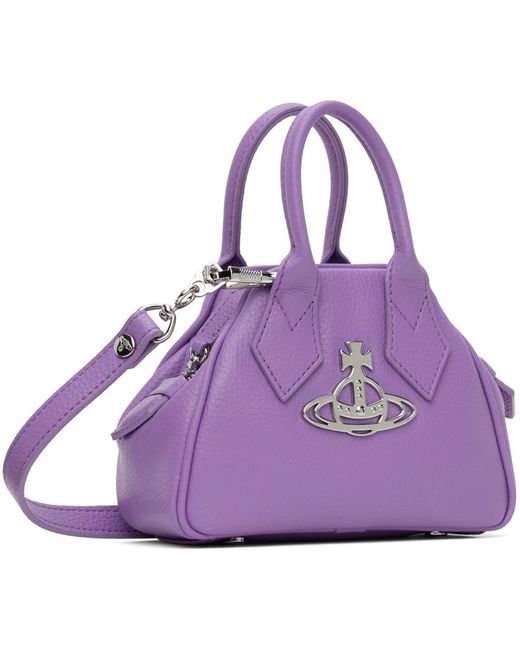 Vivienne Westwood Purple Mini Yasmine Bag