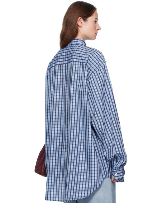 Vetements Tie Shirt in Blue | Lyst