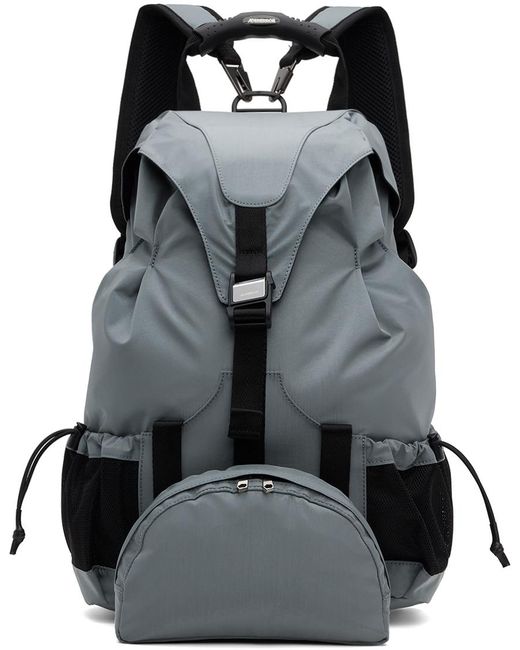 Adererror Gray Badin Backpack for men