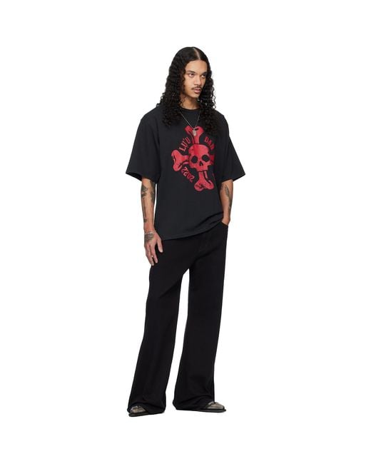 Lu'u Dan Black Concert T-Shirt for men