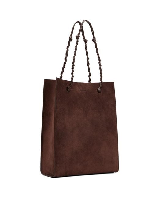 Jil Sander Brown Tangle Tote