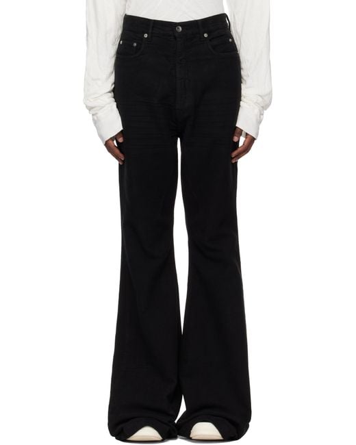 Rick Owens Black Porterville Bolan Bootcut Trousers for men