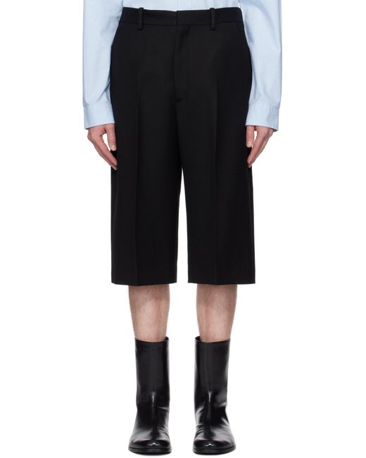 メンズ Acne ブラック テーラードショートパンツ Black