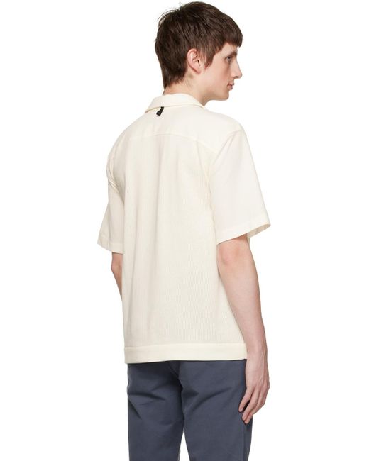 Rag & Bone White Beige Avery Shirt for men