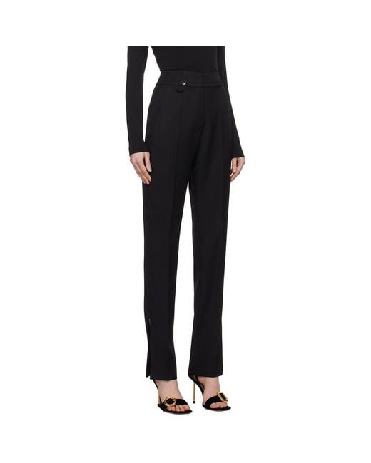 Jacquemus Black Les Classiques 'le Pantalon Tibau' Trousers