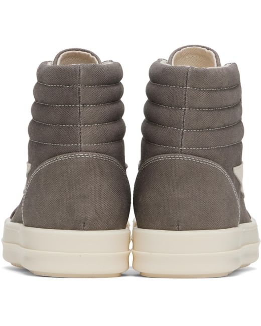 Rick Owens グレー Vintage High Sneaks スニーカー Black