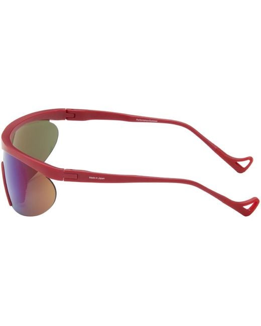 District Vision Blue Burgundy Koharu Eclipse Sunglasses for men